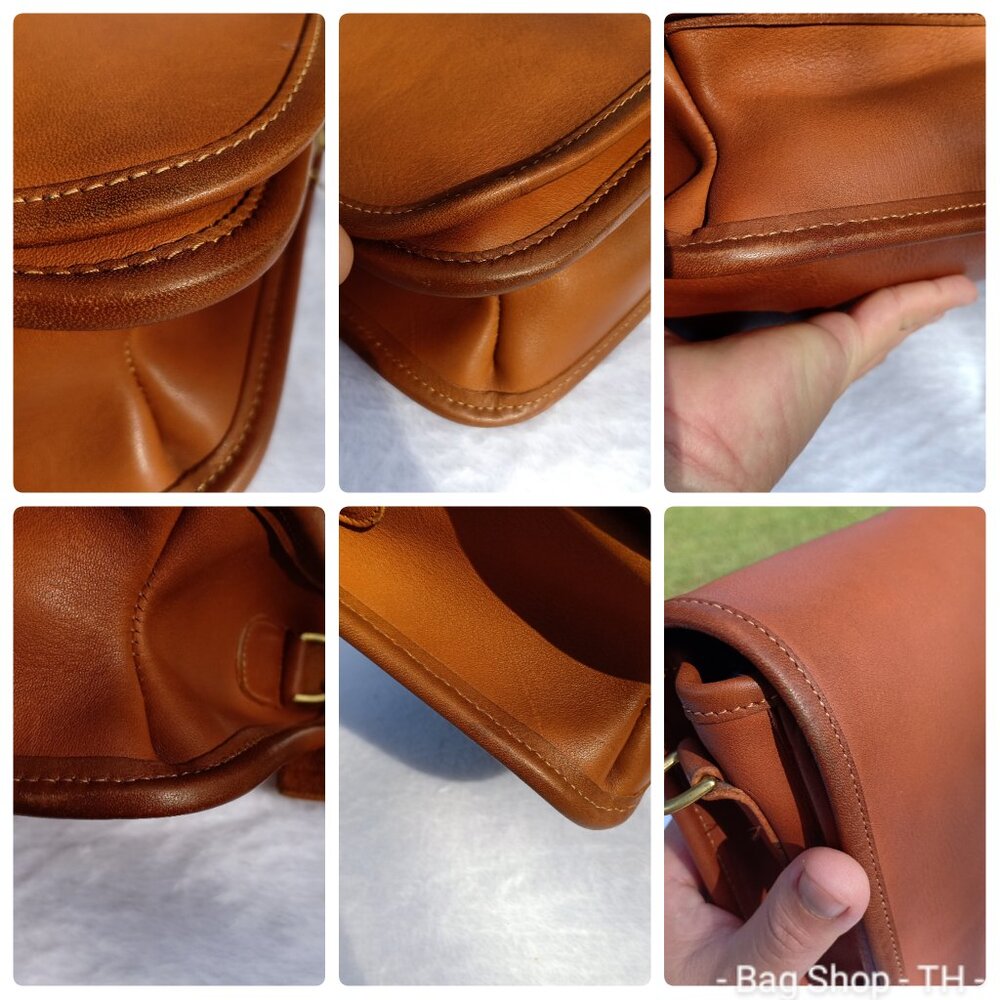 Vintage Coach 9635 Convertible Clutch/ leather bag - Picture 7 of 16